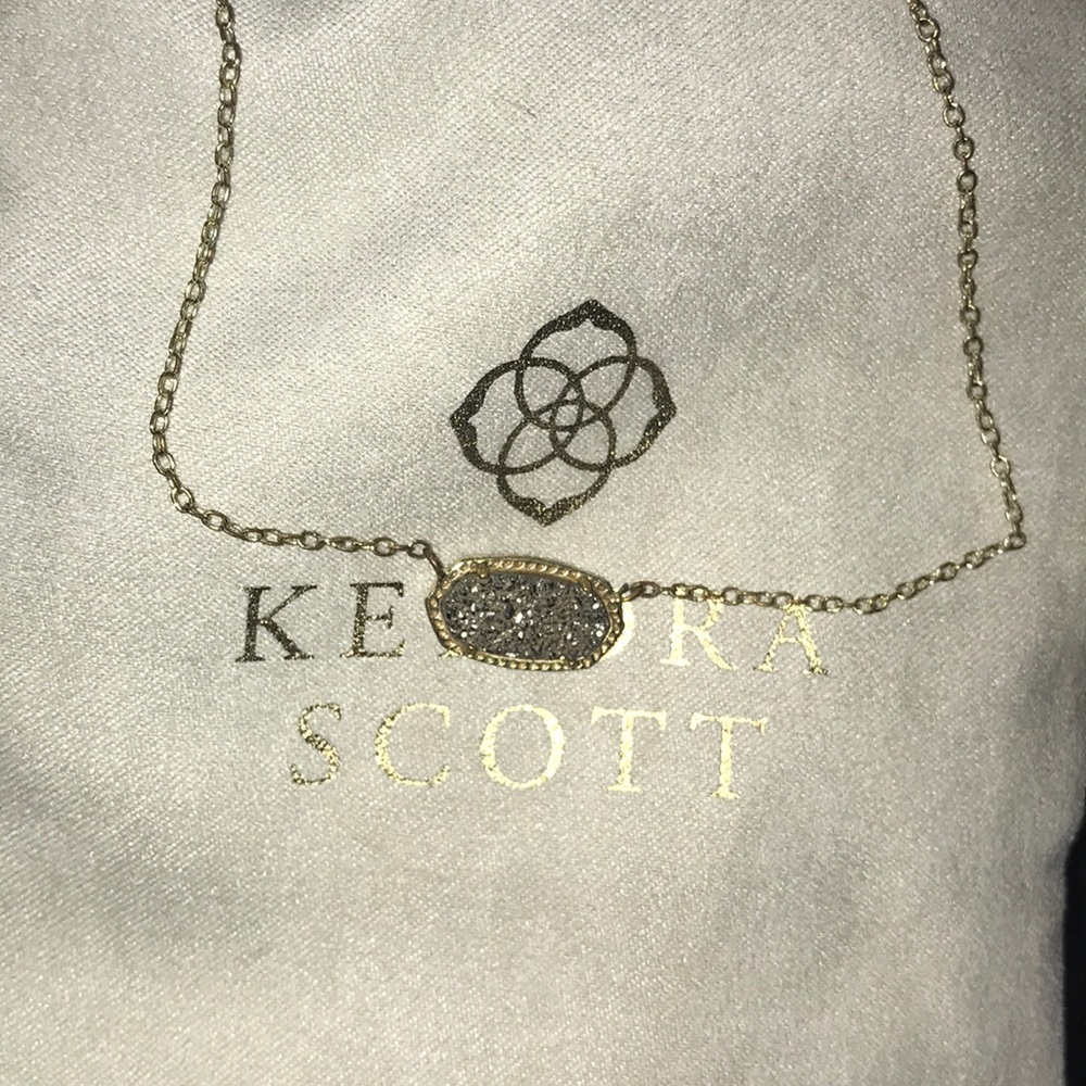 silver kendra scott elisa necklace
